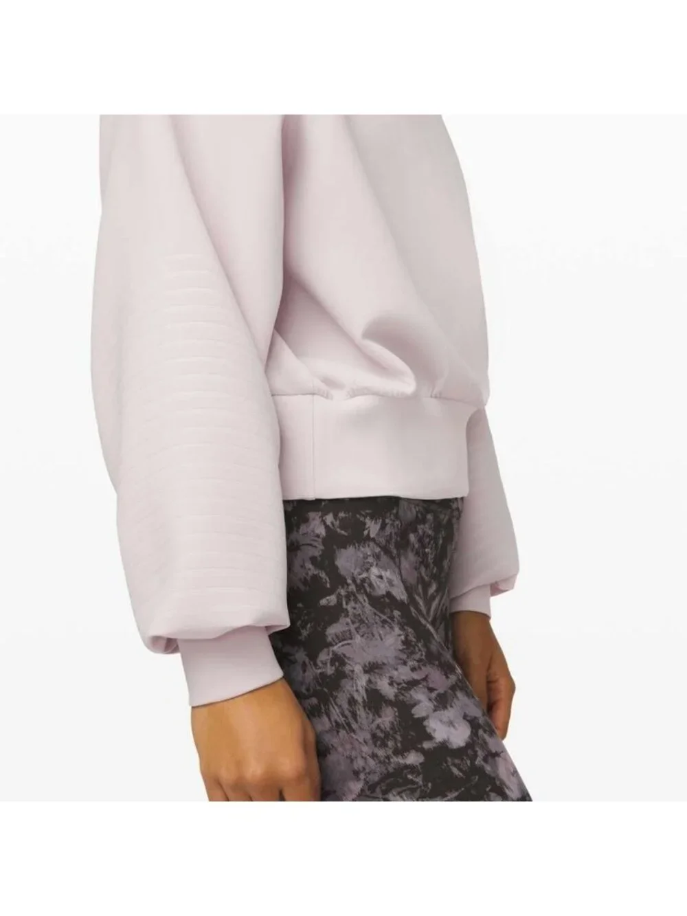Lululemon Full Flourish Pullover Light Chrome